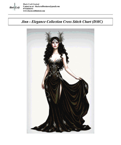 Jinn cross stitch chart - jinn,