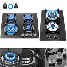 Portable Caravan Camper Van 2/4 Burners Gas Hob LPG Stove Kitchen Camping Cooker