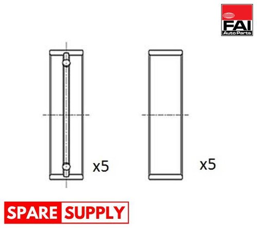 Crankshaft bearings for opel - bearings,