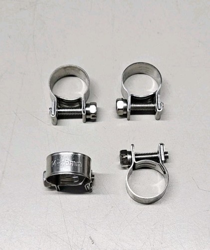 Stainless hose clip 16mm - clip, 14-16mm