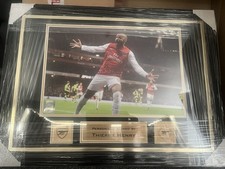 Thierry Henry Framed Signed Photo V Leeds 2012 Authentic Unwanted Gift