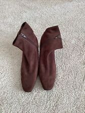 Faux Suede Ankle boots Size 4