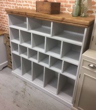 Pigeon Hole,Storage Shelf Unit,Bookcase/Shoe /Boot Store,Furniture Showroom Kent