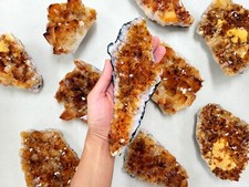 Citrine Crystal Druze Clusters