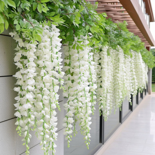 Hanging faux white - hanging,