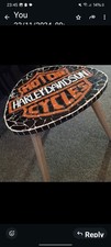Motorcycle Bespoke Side Table Harley Davidson .mossiac 