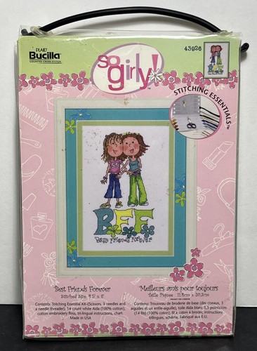 Plaid bucilla bff best forever - plaid,