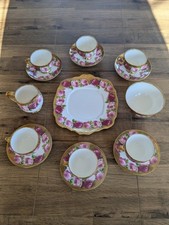 Royal Albert Old English Rose 15 piece tea service
