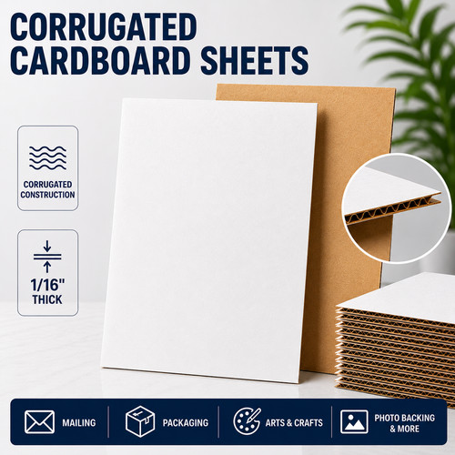 Corrugated cardboard sheet - corrugated,