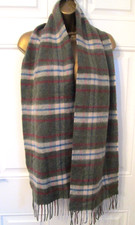NEW CASHMERE PLAID FRINGED