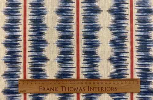 Linen fabric badminton stripe - linen,
