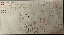 Airfix 1/48 Decals. poor condition