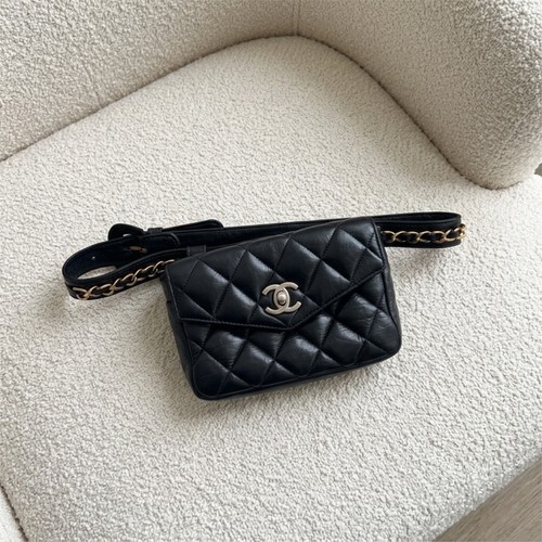 Vintage black chanel matelasse - vintage,