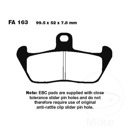 Brake pad front fit cagiva - front,