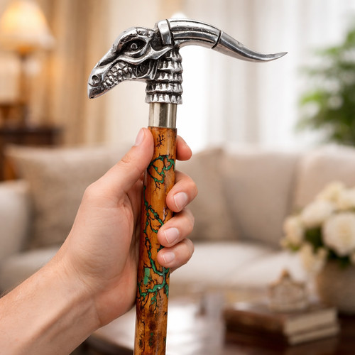 Dragon head handle walking - dragon,