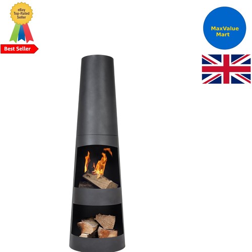 Contemporary round chiminea - contemporary,