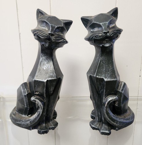 Cubist cats pair mid - , century