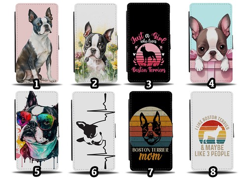 Boston terrier flip - terrier, wallet