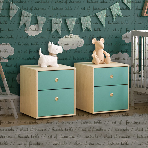 Drawer chest bedside table - 2,