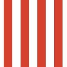 WPE® Stripe Nursery Wallpaper–Red&White/Blue&White, Perfect for Kids Bedroom