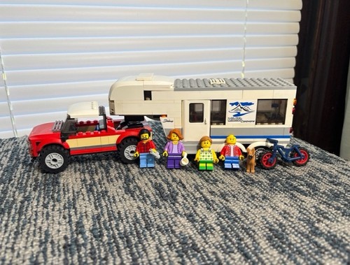 Lego red pickup truck - lego,