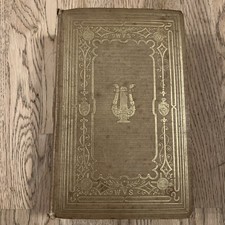 The Poetical Works of Sir Walter Scott 1851 hardback edition leather binding