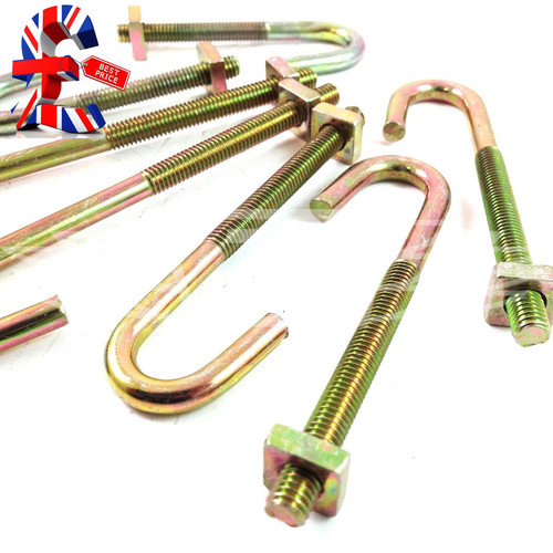 Hook bolts square nuts - j,