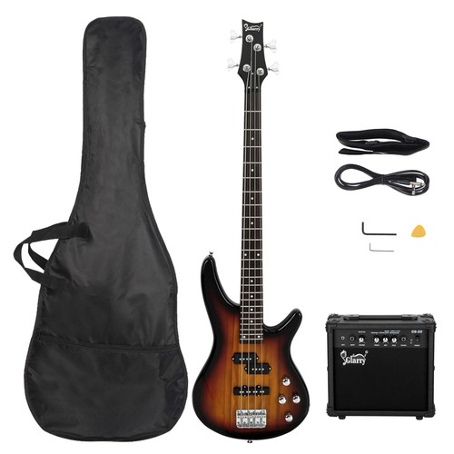 Glarry electric bass guitar - bass,