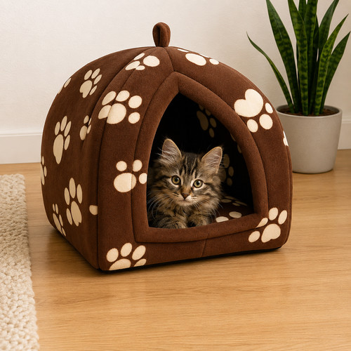 Igloo pet bed cat dog - cat,