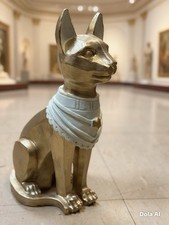 Elegant Gold Egyptian Cat