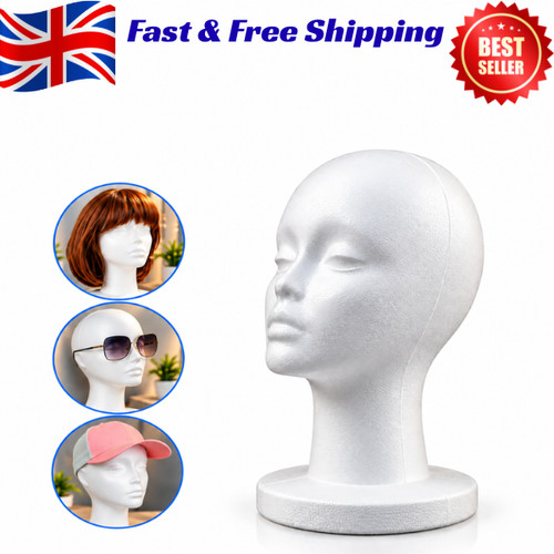 Polystyrene foam head - polystyrene, dummy