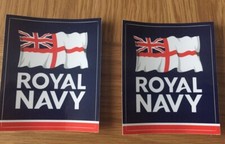 ROYAL NAVY sticker x 2