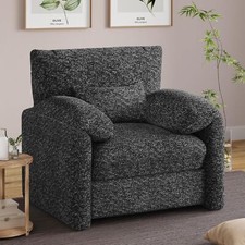 Velvet Accent Armchair Sofa