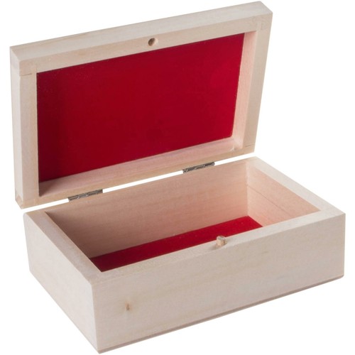 Small wooden gift box - box, x