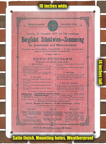 Metal sign 1907 - -,