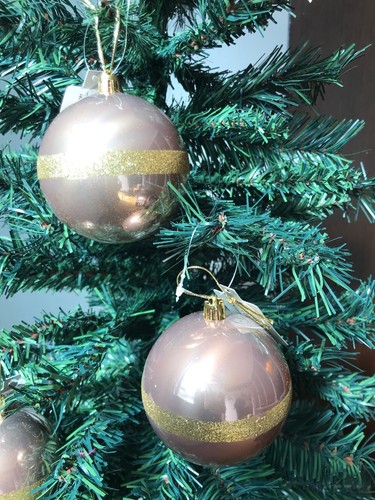 Dusky pink christmas tree - dusky,