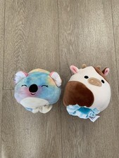 Squishmallows Katya The Koala & Ronnie Cow Flip a Mallow Bundle X2 5” Soft Plush