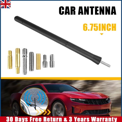 Black inch car antenna - black,