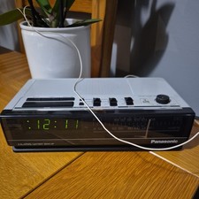 Vintage "Panasonic RC-6090" AM/FM Alarm Clock Radio 80s Retro, Battery back up