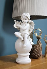 Garden Ornament Decor Cherub Sitting on a Ball Gift Xmas DS6026 - ELM RR