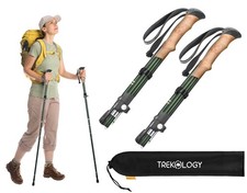 TREKOLOGY TREKZ SE 2pcs Set Collapsible Walking Poles - Nordic Trekking/Hiking