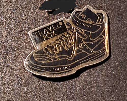 Travel fox pin - travel, pin's