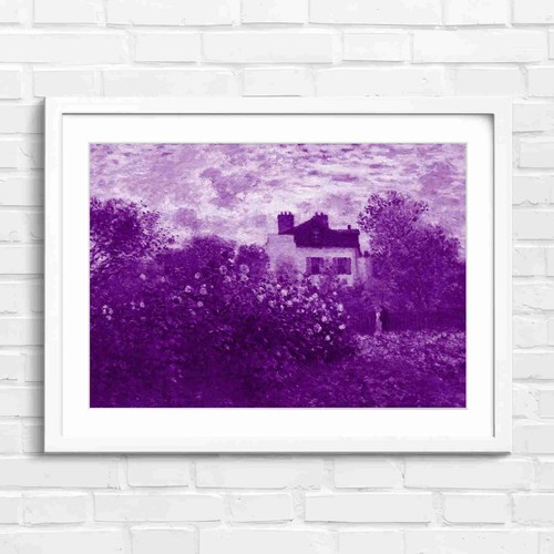 Impressionist garden rose - garden,