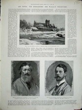Old Antique Print 1900