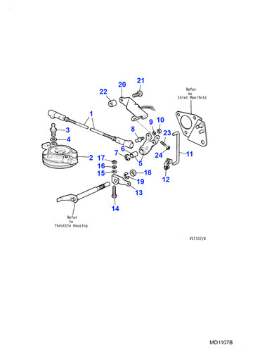 Jaguar genuine idler - genuine, lever