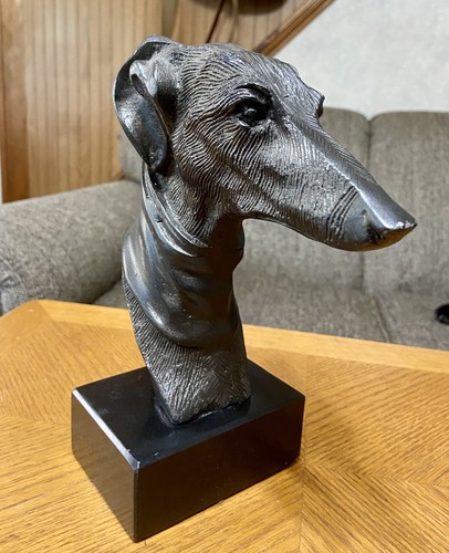 Vintage cast metal whippet - metal,