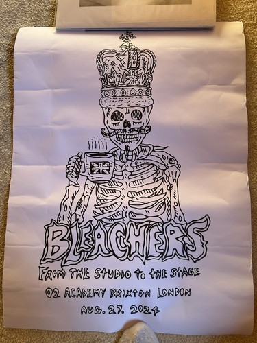 Bleachers concert poster - bleachers,