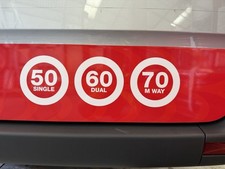 VAN DRIVERS SPEED LIMIT TRUCK