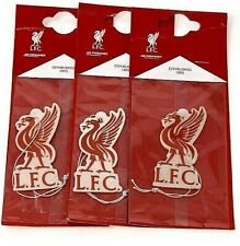 LIVERPOOL FC CAR AIR FRESHENER ROOM OFFICE FOOTBALL ACCESSORIES LFC x3 