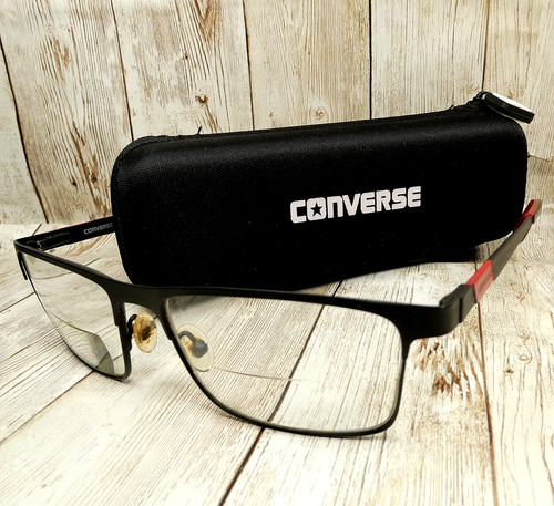 Converse black red - red, matte